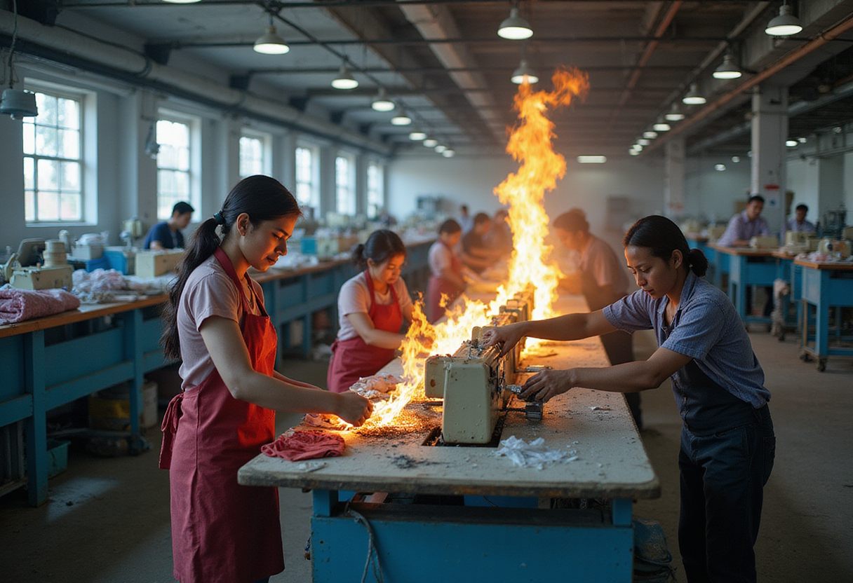 Fire breaks out at Gazipur garment factory, 70 workers rescued - TheReport.live