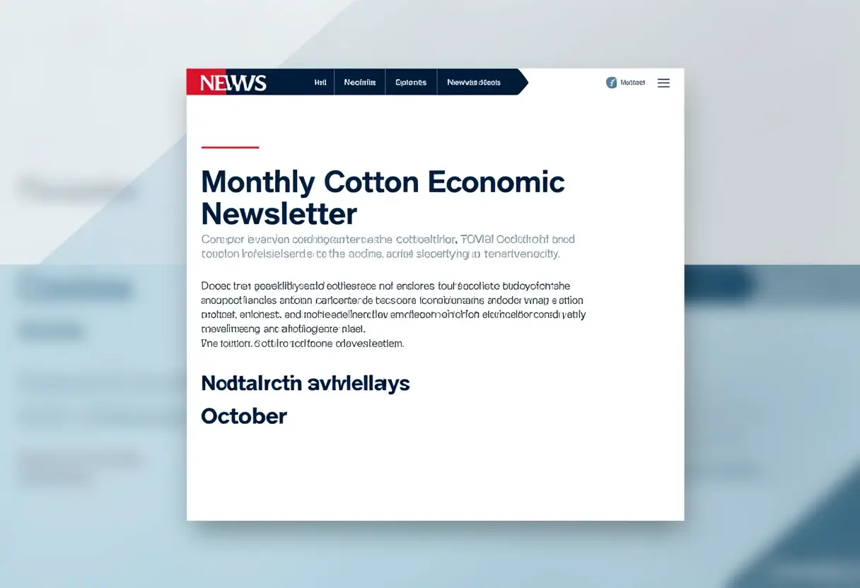 Monthly Cotton Economic Newsletter: October 2026 - WWD
